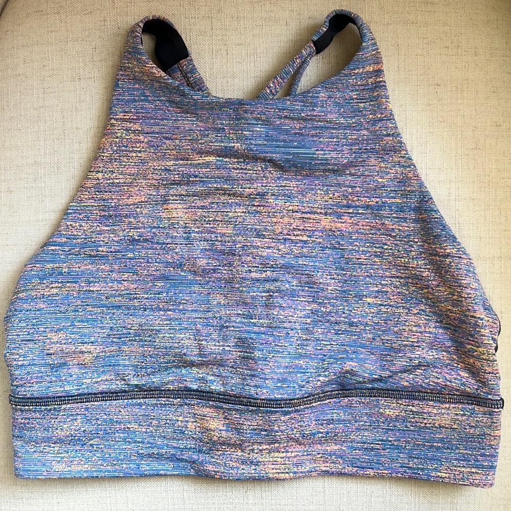 lululemon high neck energy bra size 10
